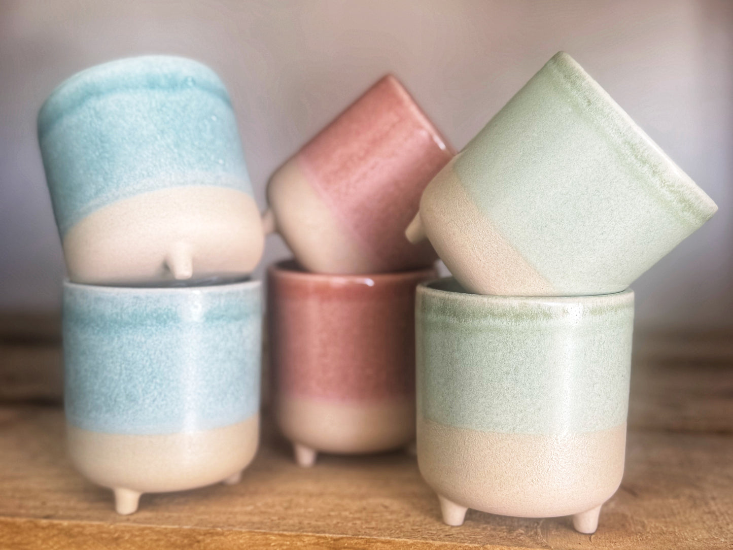 Jolie Matte Reactive Pot's- Aqua or Rose