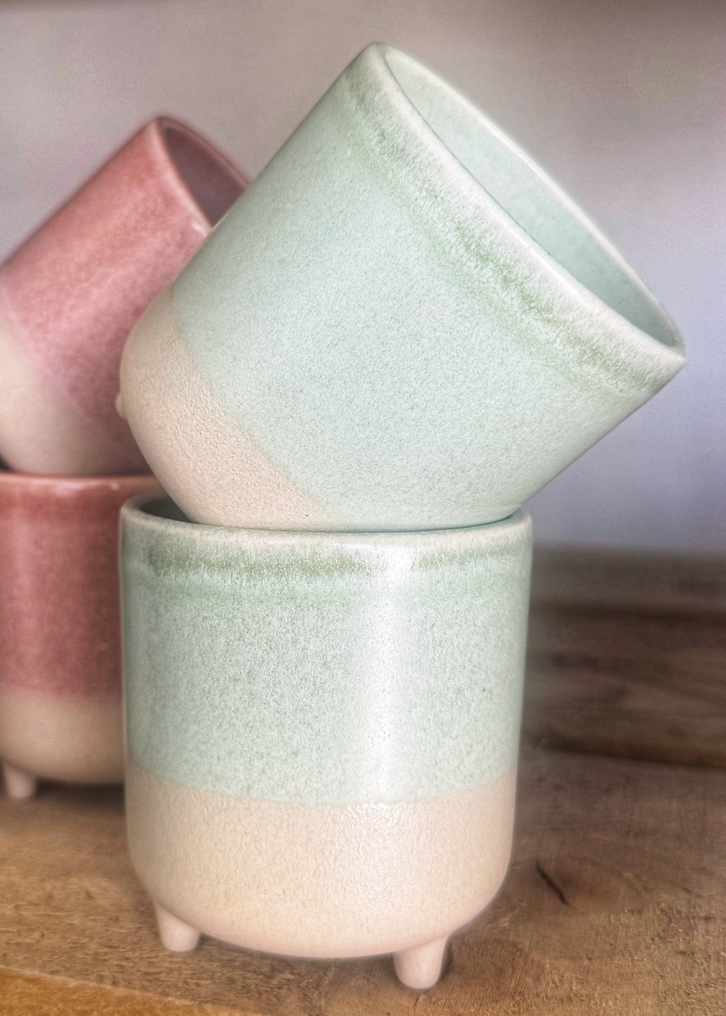 Jolie Matte Reactive Pot's- Aqua or Rose