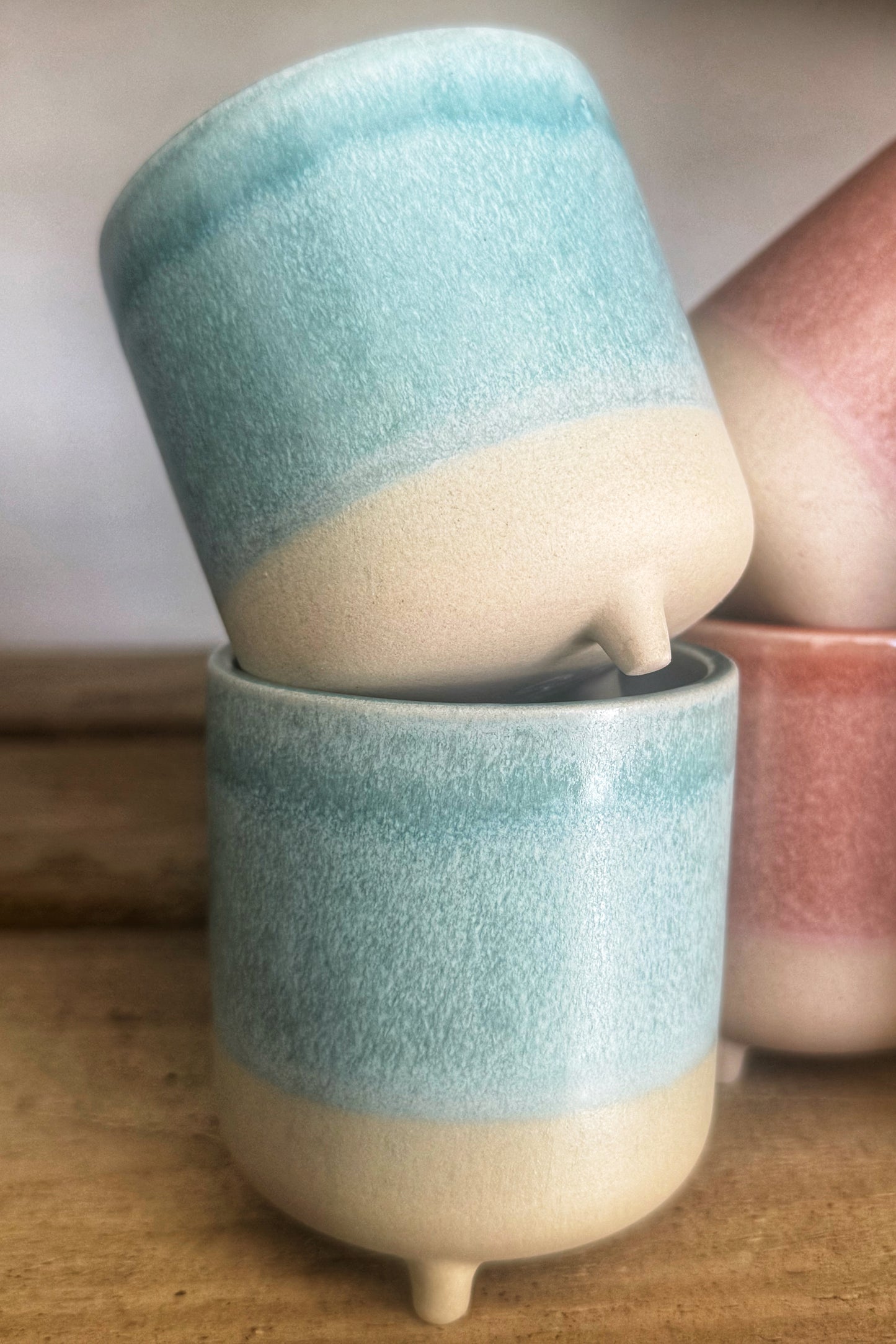 Jolie Matte Reactive Pot's- Aqua or Rose