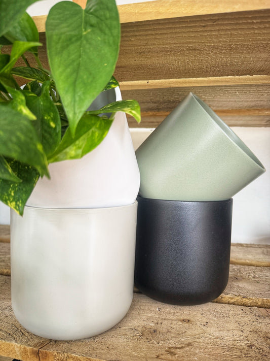 Lisbon Pot-D13.5cm-WHITE/GREY/ANTHRACITE/GREEN