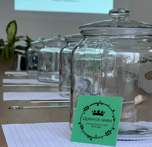 Closed terrarium workshop-Fri Jan 30th 2026-Touch of crafts Ossett.